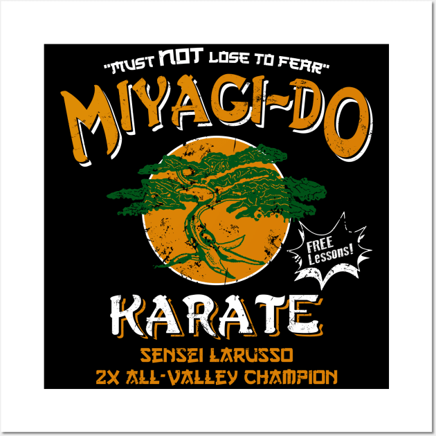 Miyagi Do Karate Free Lessons Wall Art by Alema Art